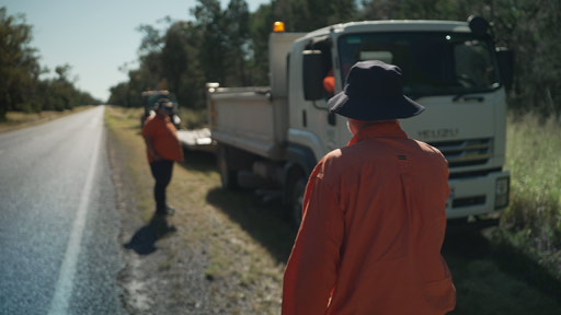 Truck road-side