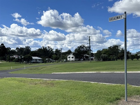 Broadway Street sign in Texas 