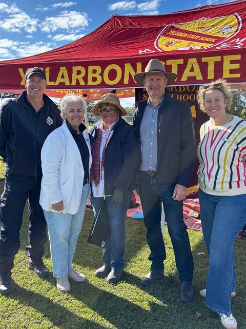 Cr Springborg at Small Schools Athletics Carnival with Anne Maree Tribe-3.jpg
