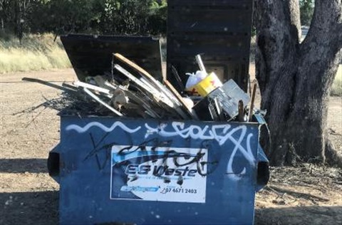 Gore Highway skip bin