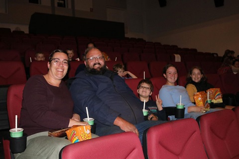 Kids at Goondiwindi Cinema