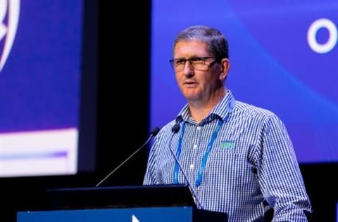 Mayor Springborg at the Previous LGAQ Annual Conference 