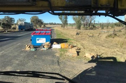 Stanthorpe Inglewood Road illegal dumping July 2024
