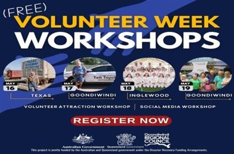 Volunteer Week Workshops flyer