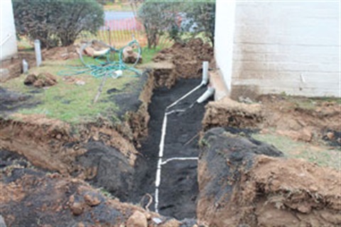 plumbing underground
