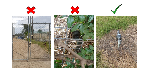 Graphic of water meters