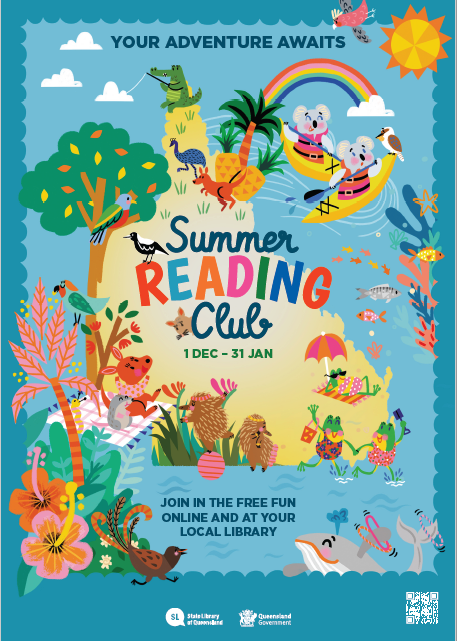 summer reading club 2022 poster