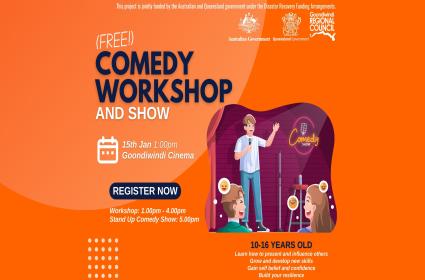 Laughs and life lessons: School holiday workshop for the region’s young comedians
