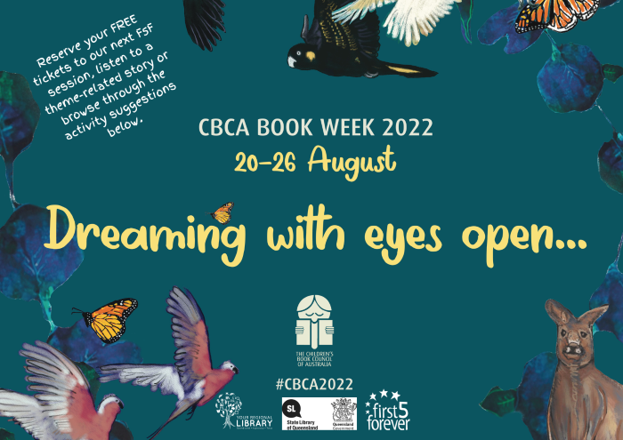 F5F Book Week Theme Grab for Website- August 22 dreaming with eyes open