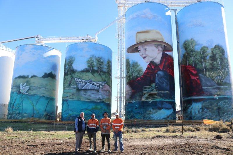Yelarbon silo art to boost town’s tourism potential