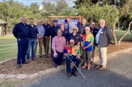 Council re-names local picnic area in honour of Goondiwindi Rotary Club
