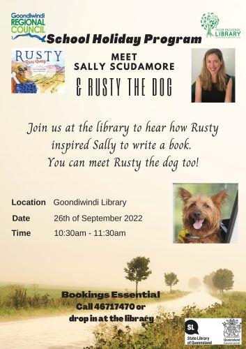 Sally-Scudamore-Author-Talk-26-Sept school holiday program