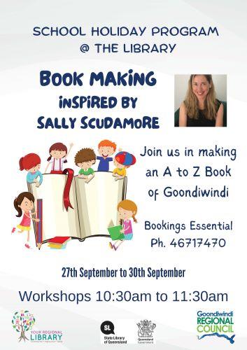 School-Holiday-Program-BookMaking-Sept-2022 sally scudamore