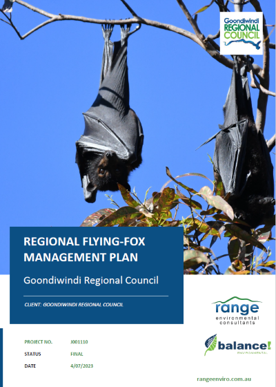 flying fox management plan cover