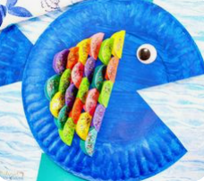 paper plate fish image