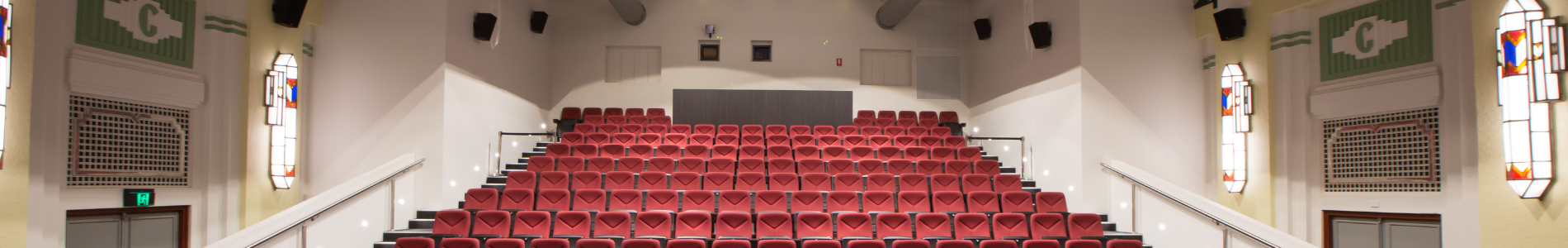 banner image of inside goondiwindi cinema main theatre red seats